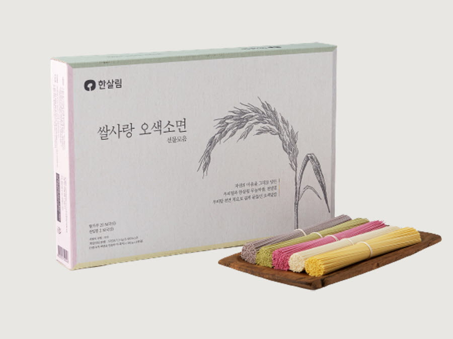 쌀사랑 오색소면 선물세트
